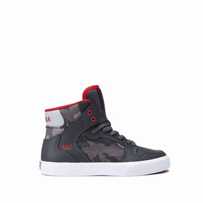 Gyerek Supra VAIDER Magasszárú Cipő HU384260 Sötétkék Camo